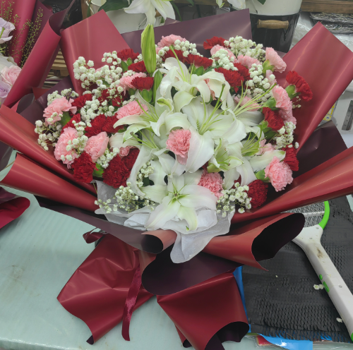 大连市泰达花园送花实拍