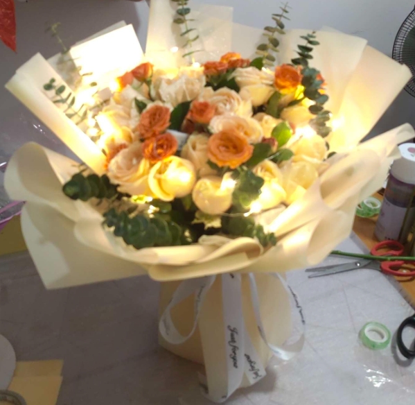 绵阳塞纳阳光送花订单实拍图