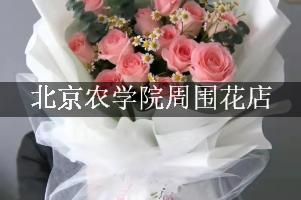 北京农学院周围花店，送花到学校