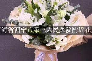 青海省西宁市第三人民医院附近花店，送花到医院