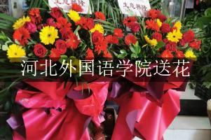 河北外国语学院送花的花店，最快送花