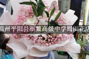 温州平阳县浙鳌高级中学周围鲜花店（10年老店）