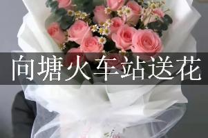 向塘火车站的花店,能送花到车站