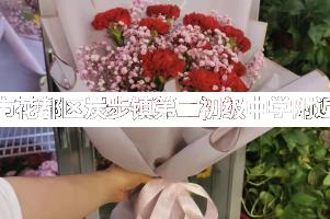 广州市花都区炭步镇第二初级中学附近花店,毕业送花