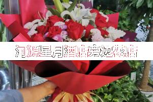 河源星月酒店旁边花店,送货上门