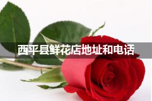 西平县鲜花店地址和电话