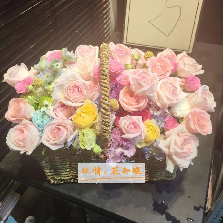 金华皮肤病防治院附近花店送花实拍图