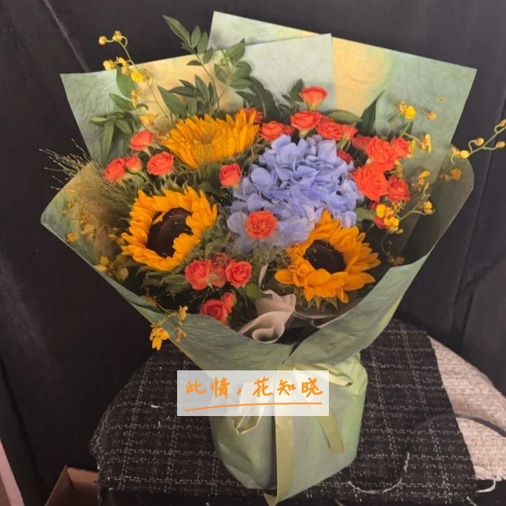 长沙东大肛肠医院附近花店送花实拍图