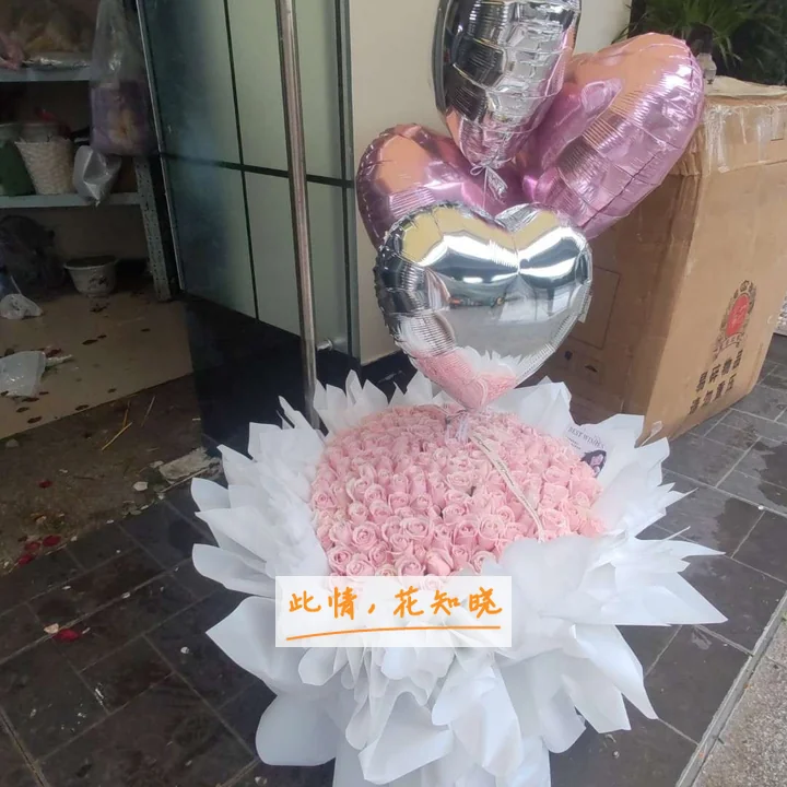株洲锦民医院附近花店送花实拍图