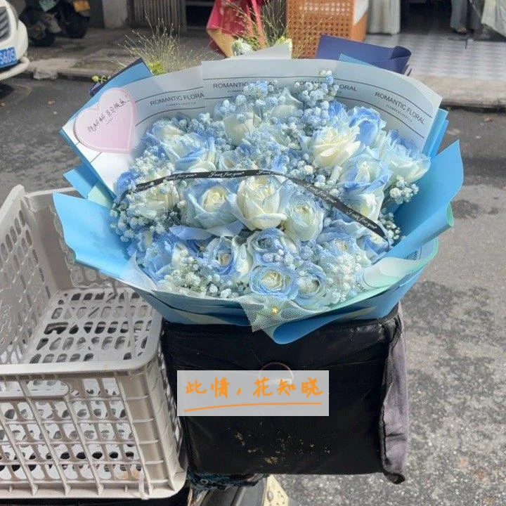 东莞口岸男科医院附近花店送花实拍图