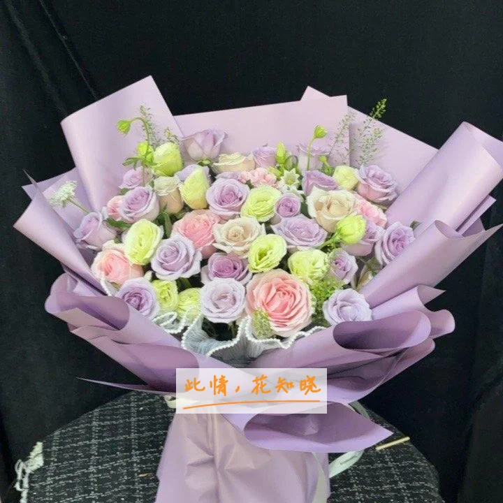 西安中大耳鼻喉医学研究院附近花店送花实拍图