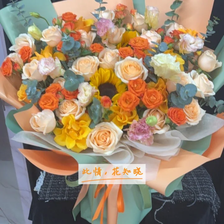 天津河西万泰中医医院附近花店送花实拍图