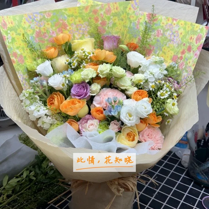 中国人民解放军第117医院附近花店送花实拍图