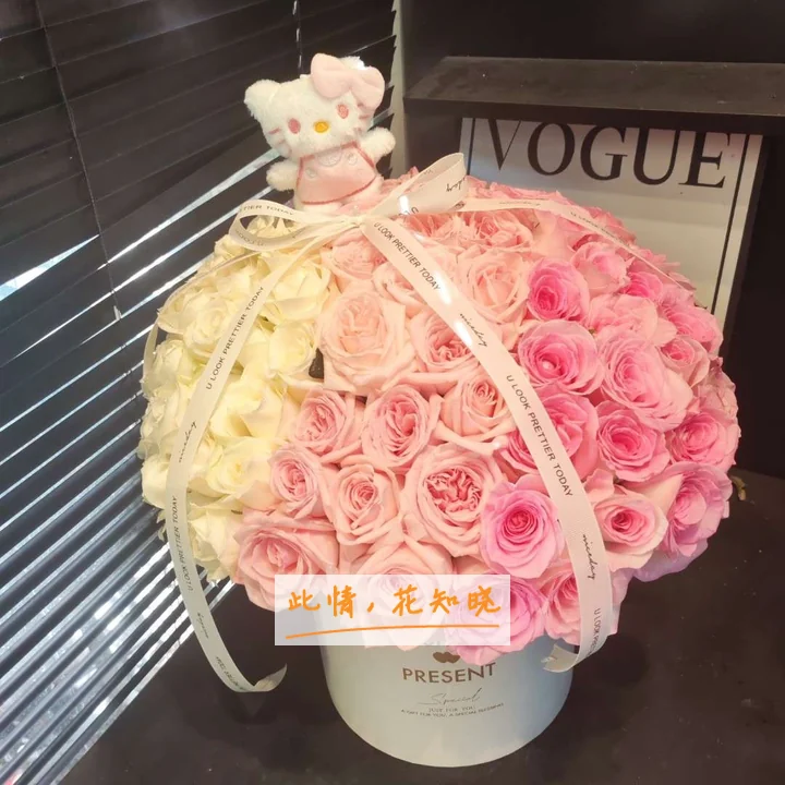 上海长征医院附近花店送花实拍图