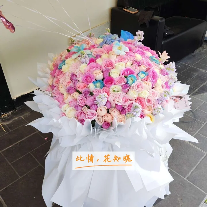 武汉精神卫生中心附近花店送花实拍图
