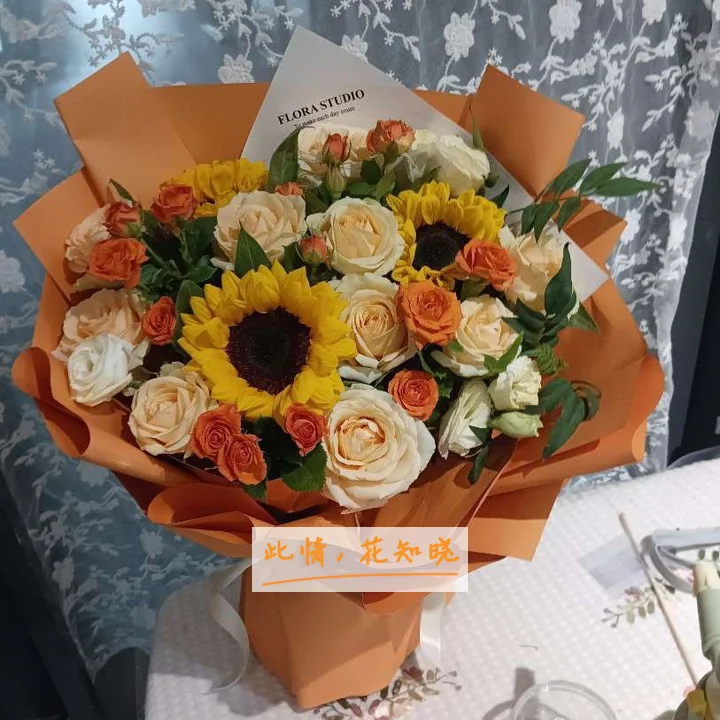 上海市第二人民医院附近花店送花实拍图