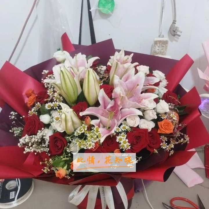 济宁市第一人民医院附近花店送花实拍图