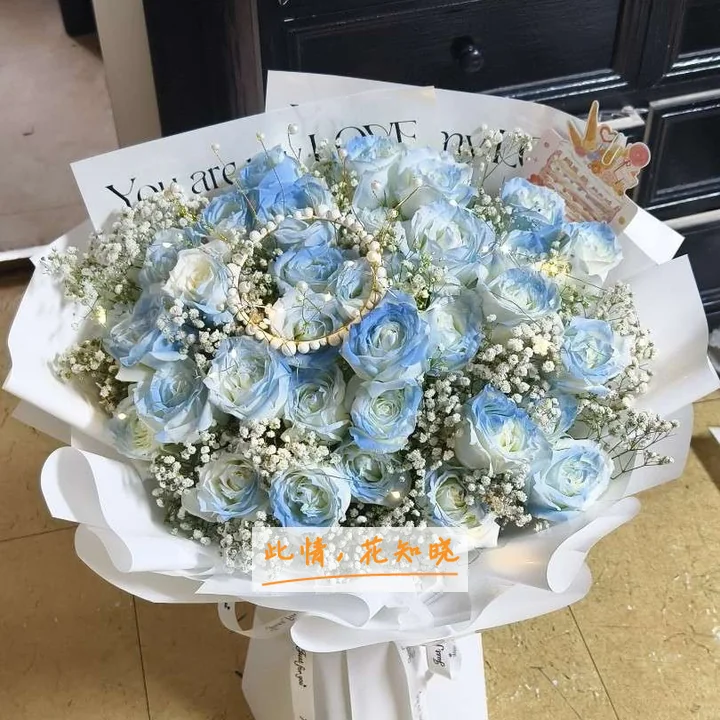 青岛市市立医院附近花店送花实拍图