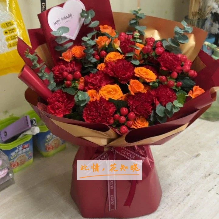南通大学附属医院附近花店送花实拍图