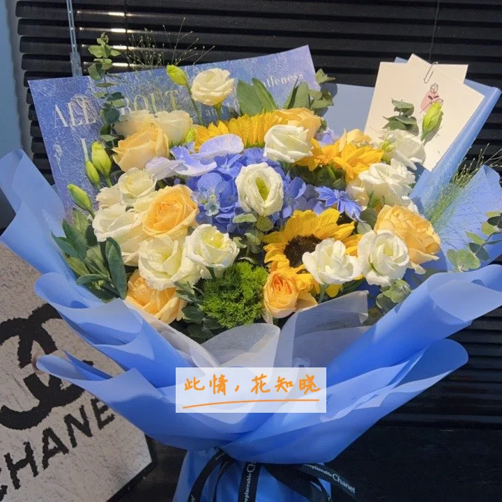 郑大五附院附近花店送花实拍图