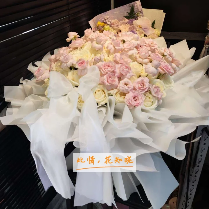 黑龙江省第三医院附近花店送花实拍图