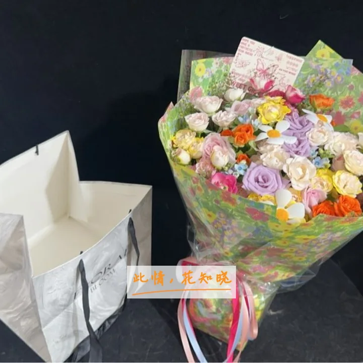上海传染病医院附近花店送花实拍图