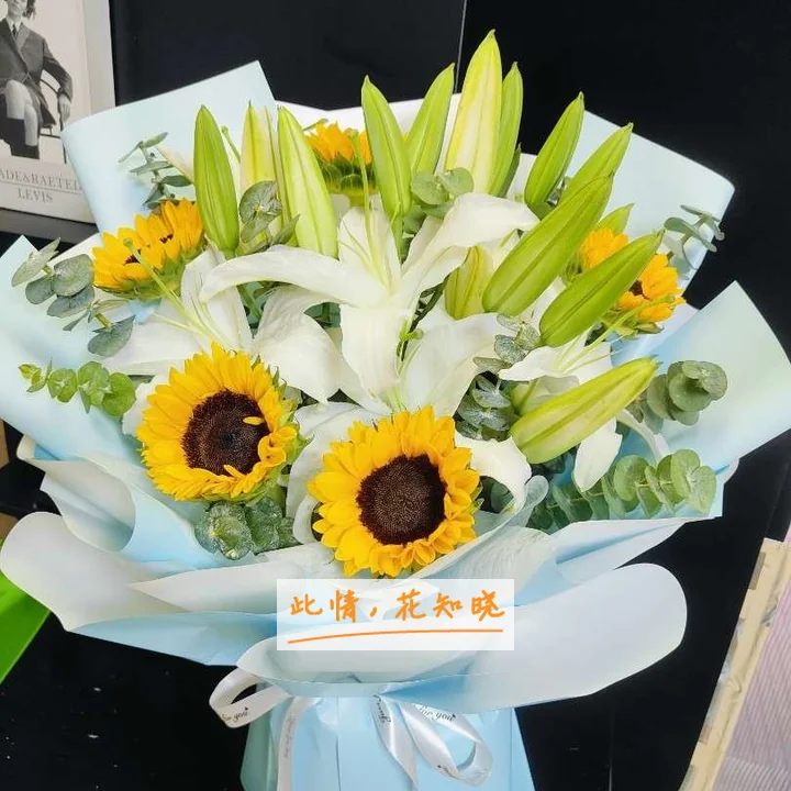 江门市五邑中医院附近花店送花实拍图