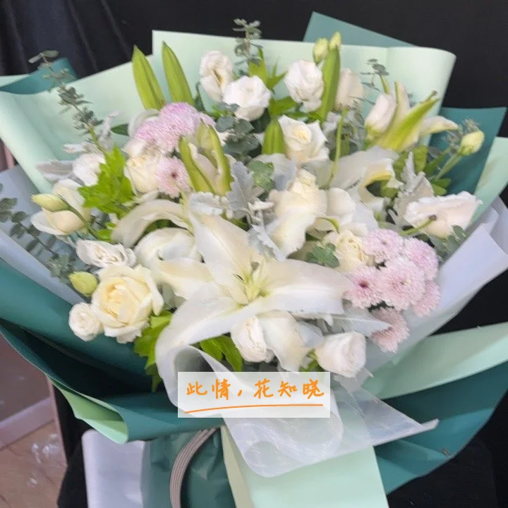 焦作市卫校附属医院附近花店送花实拍图