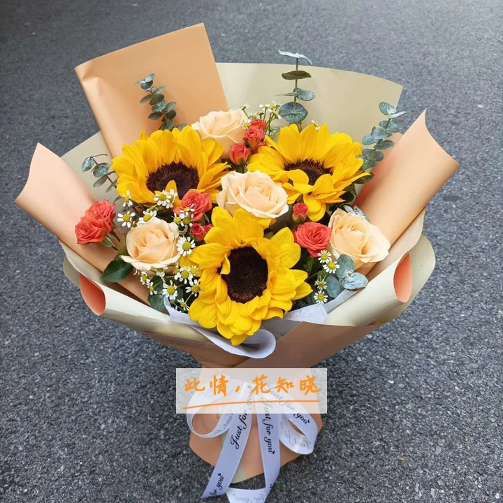 潮州市中心医院附近花店送花实拍图