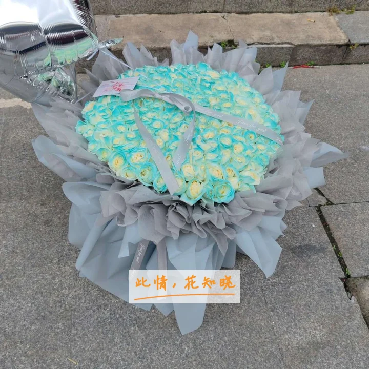 解放军第175医院附近花店送花实拍图