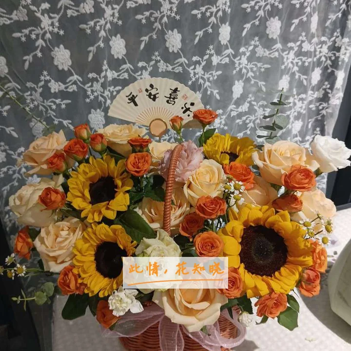浙江省妇保医院附近花店送花实拍图