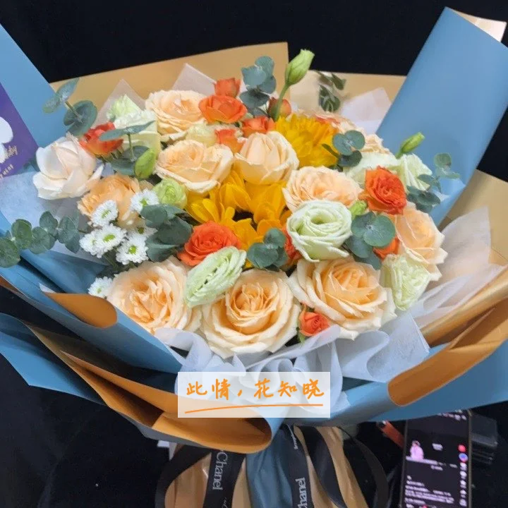 郑大一附院附近花店送花实拍图