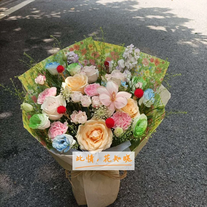 天津眼科医院附近花店送花实拍图