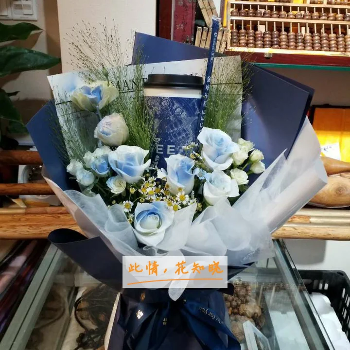 湖南武警总队医院附近花店送花实拍图