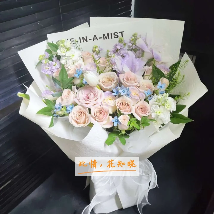 中国人民解放军一八一医院附近花店送花实拍图