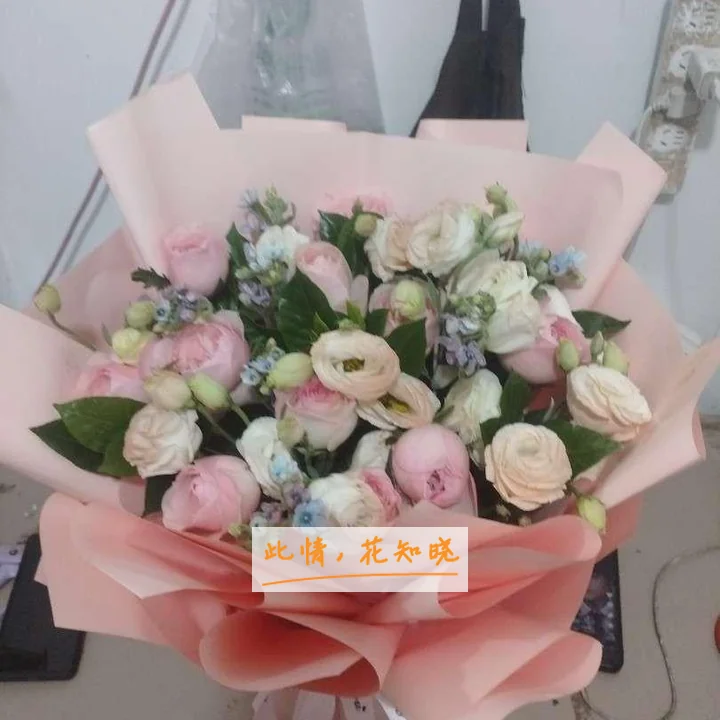 中国人民解放军三二三医院附近花店送花实拍图