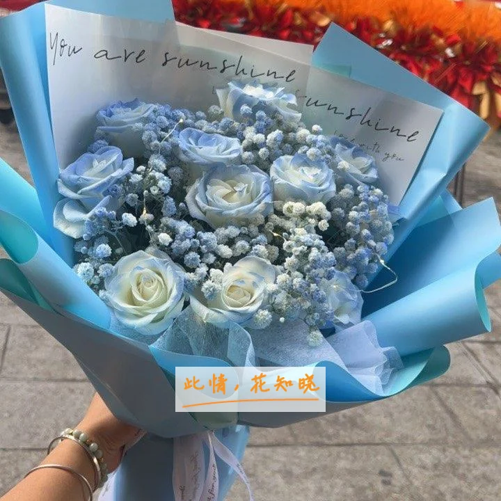 南溪山医院附近花店送花实拍图