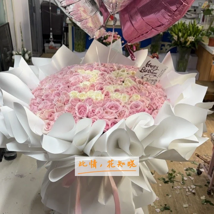 大连解放军403医院附近花店送花实拍图