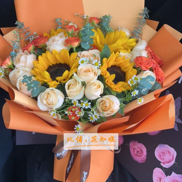 兴宁市径心卫生院附近花店送花实拍图