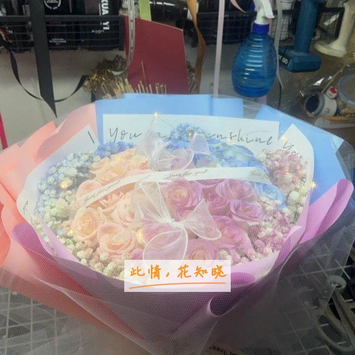 解放军第463医院附近花店送花实拍图