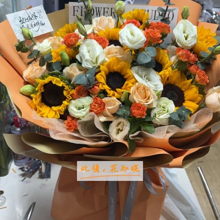 阳泉市第三人民医院附近花店送花实拍图