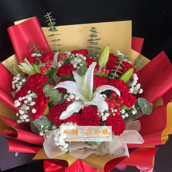 包钢职工医院附近花店送花实拍图