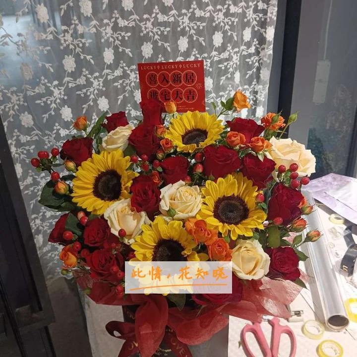 上海交通大学医学院附属第六人民医院附近花店送花实拍图