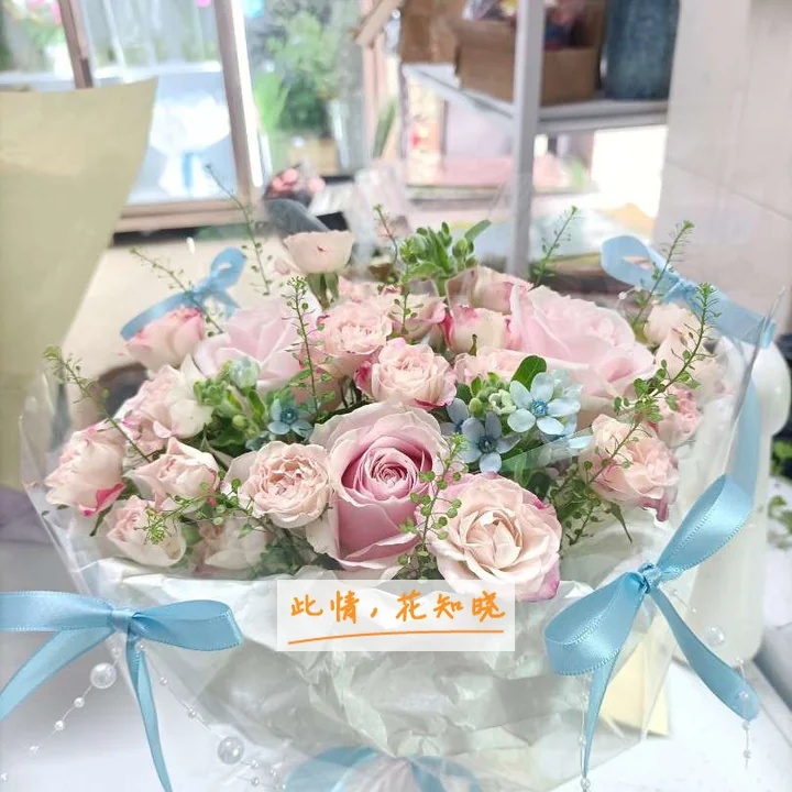 汕头大学医学院附属肿瘤医院附近花店送花实拍图