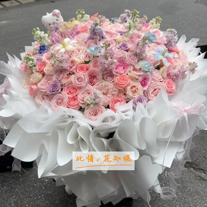 柳州市龙潭医院附近花店送花实拍图