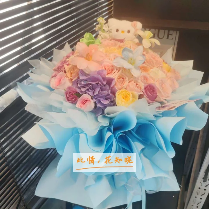 烟台市烟台山医院附近花店送花实拍图