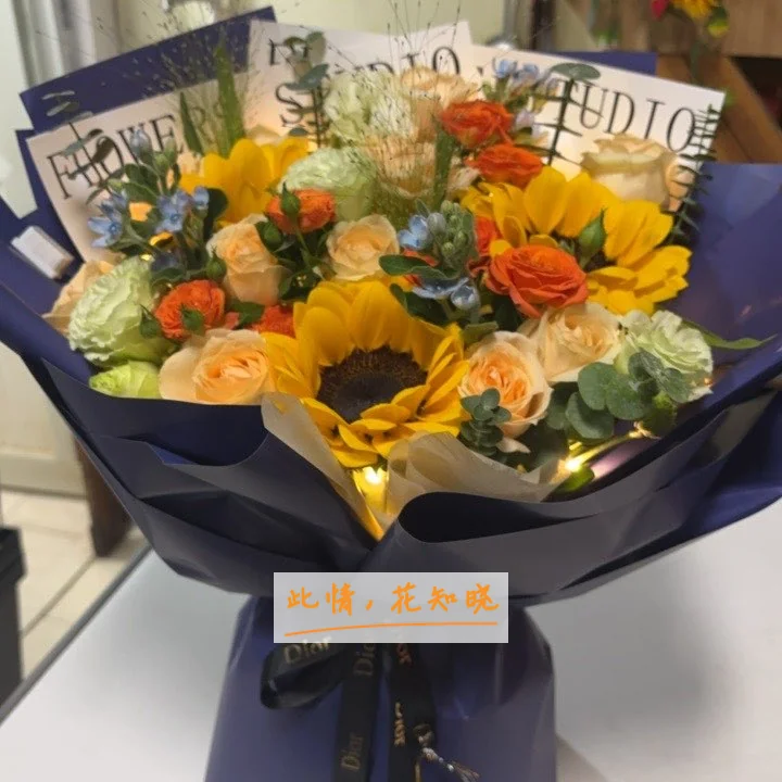佳木斯市精神病医院附近花店送花实拍图