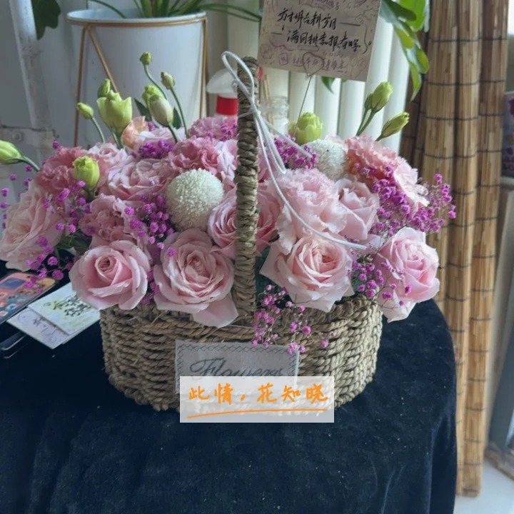 抚顺市传染病医院附近花店送花实拍图