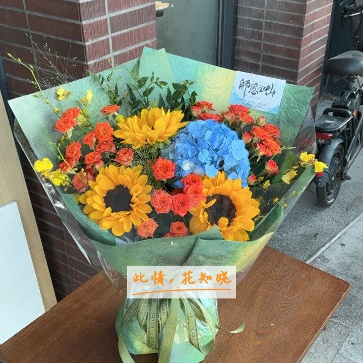 黑龙江省林业第二医院肿瘤结核病医院附近花店送花实拍图