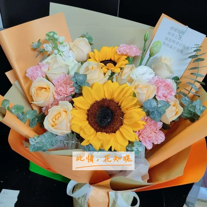 哈尔滨市胸科医院附近花店送花实拍图